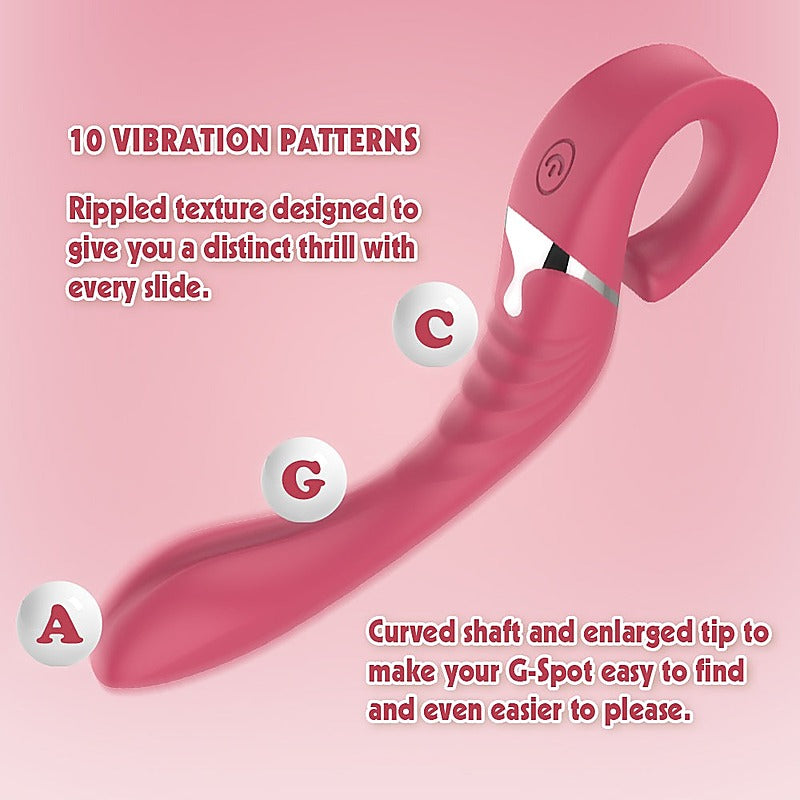 Lust Ripple Cavort 10 Function G Spot Vibrator by Chisa - G-Spot Vibrators