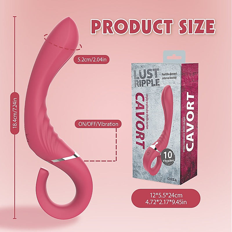 Lust Ripple Cavort 10 Function G Spot Vibrator by Chisa - G-Spot Vibrators