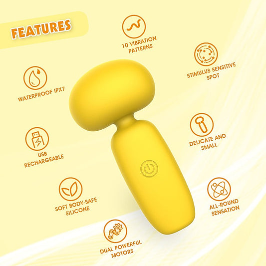 Lust Ripple Buster 10 Function Vibrating Body Wand Massager - Body Wands