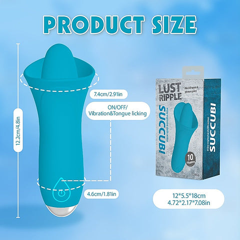Lust Ripple Succubi 10 Function Clitoral Stimulator by Chisa - Clit Ticklers and Pulsators