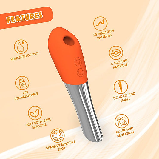 Lust Ripple Wallow Multi Function Clitoral Massager by Chisa - Clit Ticklers and Pulsators