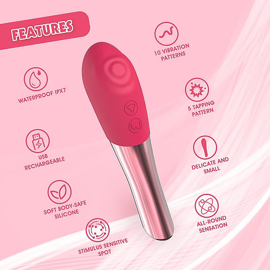 Lust Ripple Ardor Clitoral Massager by Chisa - Clit Ticklers and Pulsators