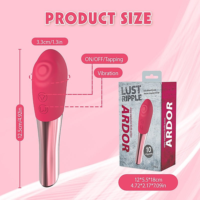 Lust Ripple Ardor Clitoral Massager by Chisa - Clit Ticklers and Pulsators