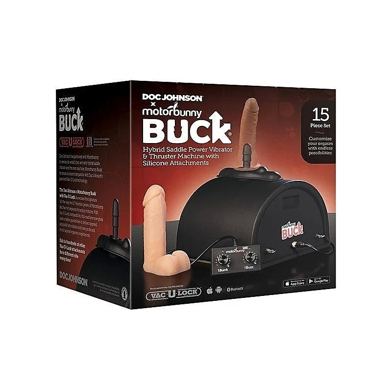 Motorbunny Buck With Vac-U-Lock by Doc Johnson - Sex Machines