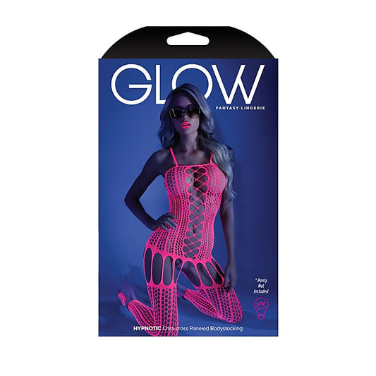 Glow Hypnotic Bodystocking by Fantasy Lingerie - Body Stockings