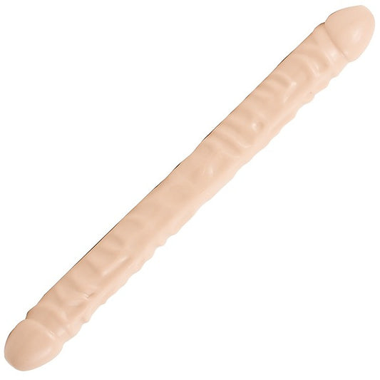 18 Inches Veined Double Header Realistic Dong by Doc Johnson - Double Ender