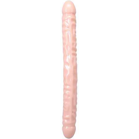 18 Inches Veined Double Header Realistic Dong by Doc Johnson - Double Ender