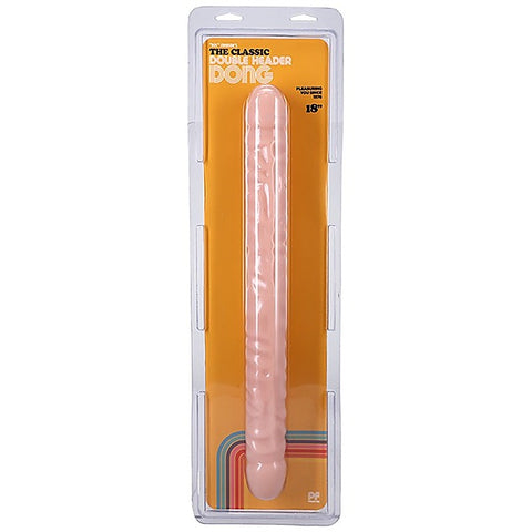 18 Inches Veined Double Header Realistic Dong by Doc Johnson - Double Ender