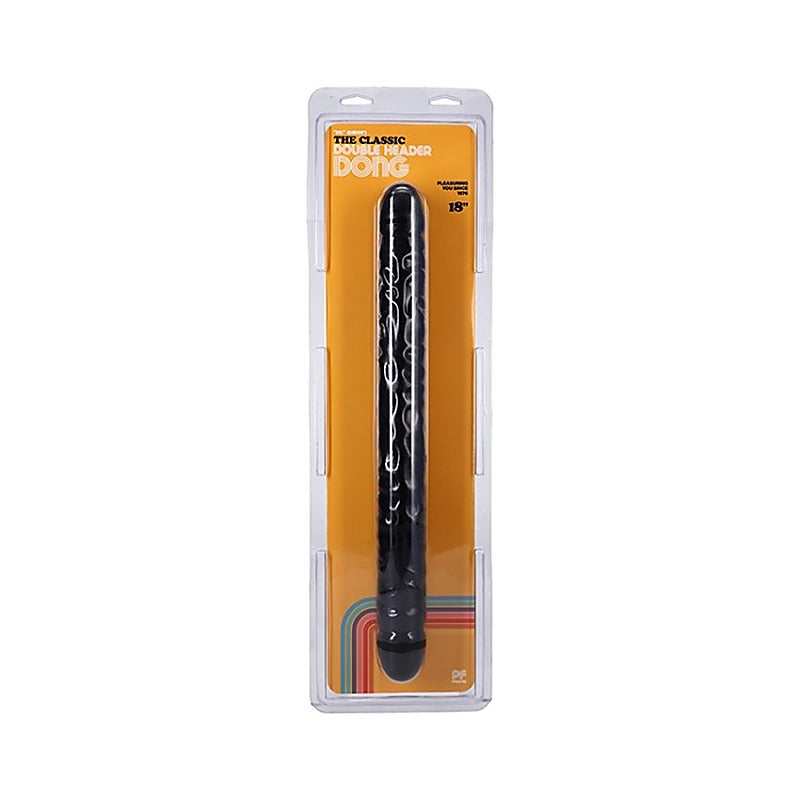 18 Inches Veined Double Header Realistic Dong by Doc Johnson - Double Ender
