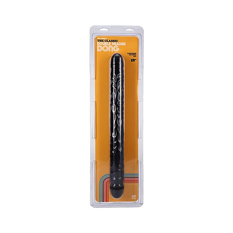 18 Inches Veined Double Header Realistic Dong by Doc Johnson - Double Ender