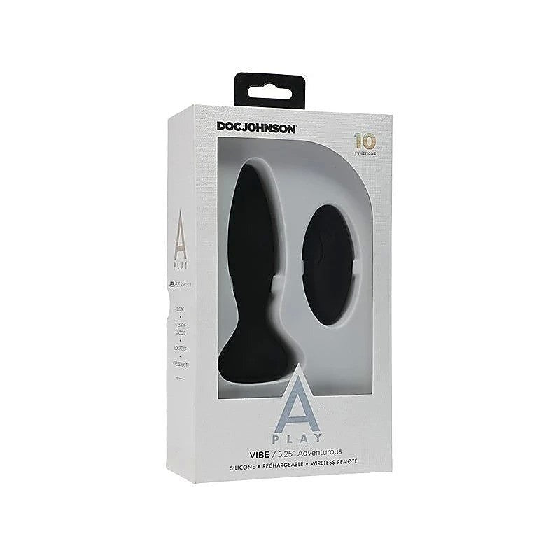 A-Play Vibe Adventurous Remote Control Butt Plug - Butt Plugs