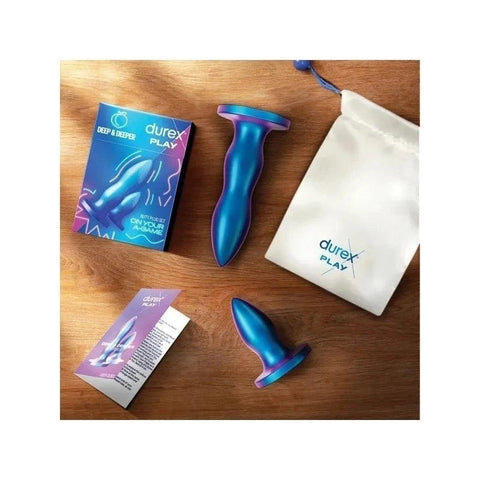 Durex Play Deep & Deeper Silicone Anal Plug Set - Butt Plugs