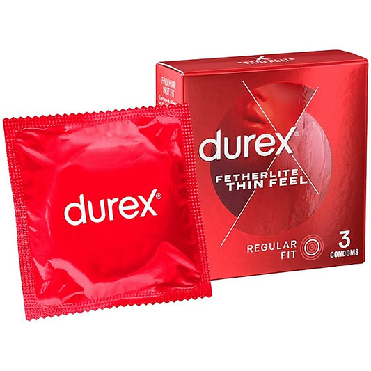 Fetherlite Thin Feel Regular Fit Condoms by Durex - Condoms