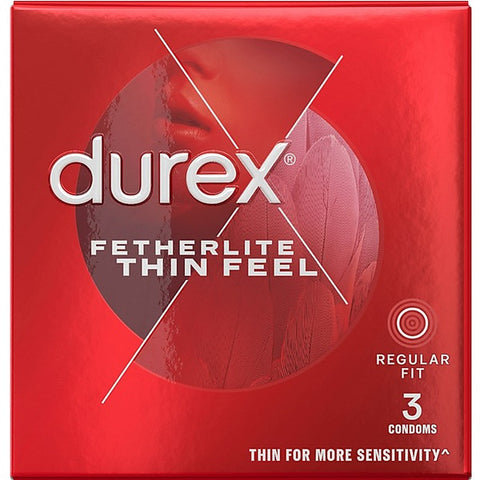 Fetherlite Thin Feel Regular Fit Condoms by Durex - Condoms