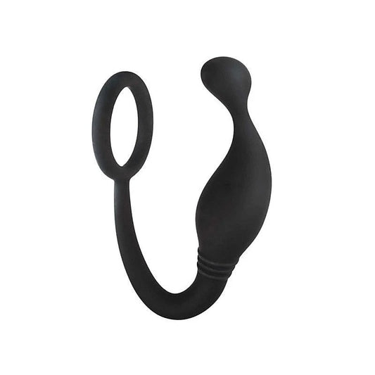 Jet Horny Male Prostate Plug with Cock Ring - Prostate Toys