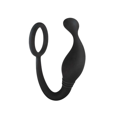 Jet Horny Male Prostate Plug with Love Ring - Prostate Toys