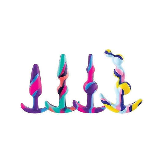 Fervent Gala Flared Base Silicone Butt Plug Training Kit - Butt Plugs