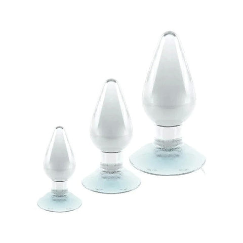 Black Axinite 3-in-1 Anal Plug Kit by NANMA Corporation - Butt Plugs
