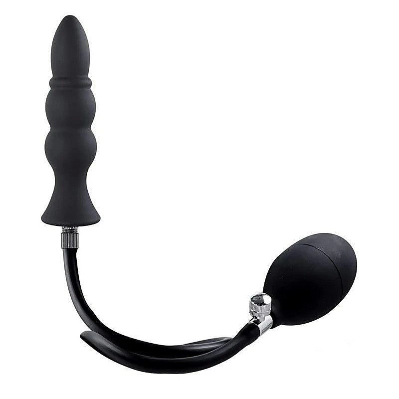 Strafe Inflatable Teardrop Silicone Butt Plug - Butt Plugs