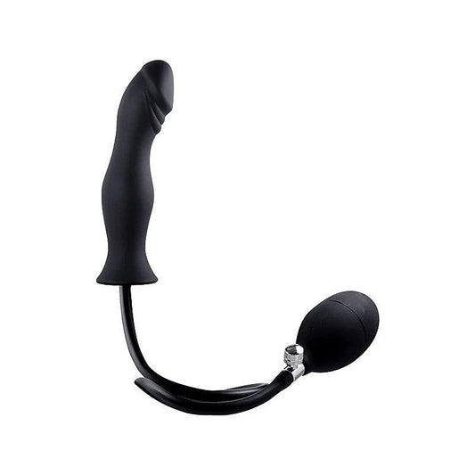 Strafe Inflatable Silicone Penis Shape Butt Plug - Butt Plugs