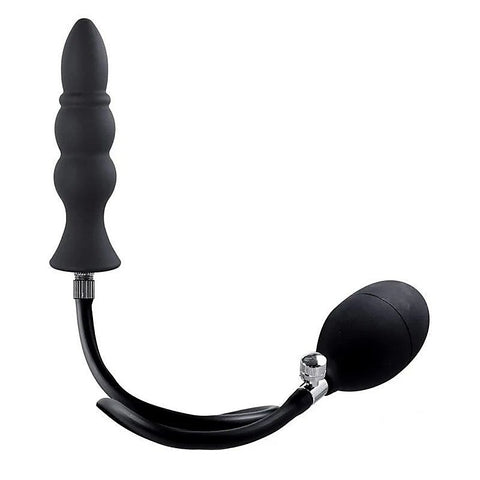 Strafe Inflatable Silicone Penis Shape Butt Plug - Butt Plugs