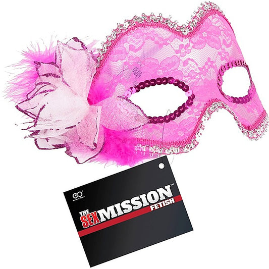 Sex Mission Fetish Play Masquerade Masks Pink - Masks And Blindfolds