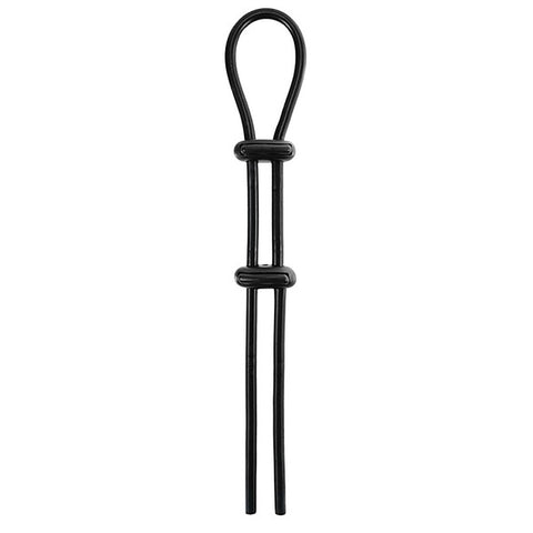 Jet Horny Adjustable Male Cock Ornament with Ball Strap - Stretchy Cock Rings