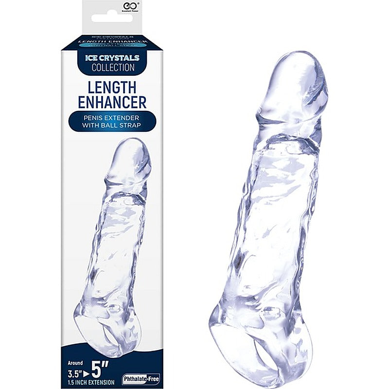 Ice Crystals Collection Penis Length Enhancer - Penis Sleeves and Extenders