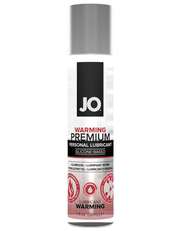 System Jo Silicone Based Premium Warming Lubricant 30ml Long Lasting Heat - 30ml - Silicone Based Lubes