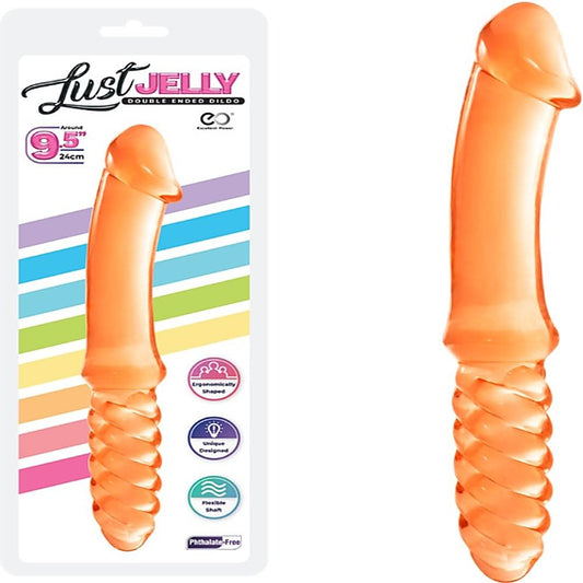 Lust Jelly Double Ended Flexible Shaft Realistic Dildo - Realistic Dildos