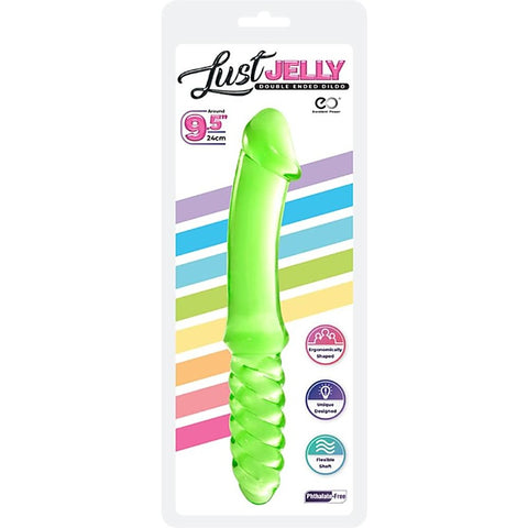 Lust Jelly Double Ended Flexible Shaft Realistic Dildo - Realistic Dildos