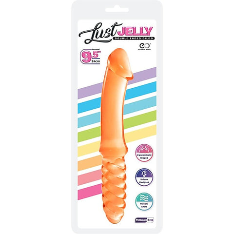 Lust Jelly Double Ended Flexible Shaft Realistic Dildo - Realistic Dildos