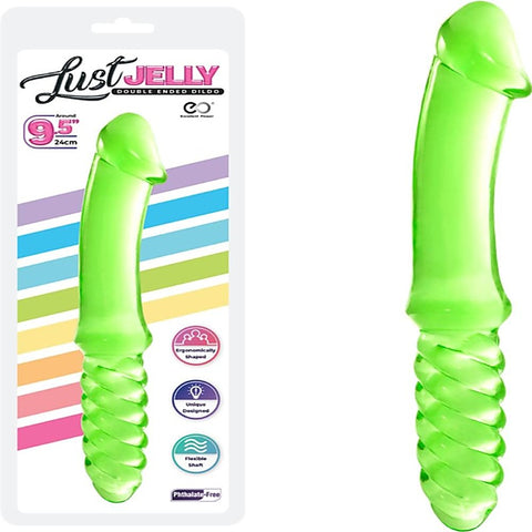 Lust Jelly Double Ended Flexible Shaft Realistic Dildo - Realistic Dildos
