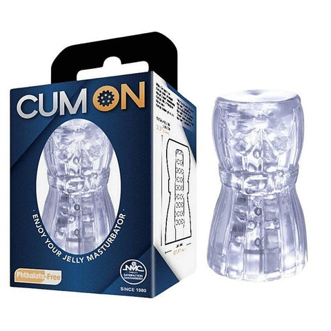 Cum On 3.3 Inches Pocket Jelly Masturbator - Masturbators and Strokers