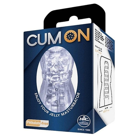 Cum On 3.3 Inches Pocket Jelly Masturbator - Masturbators and Strokers