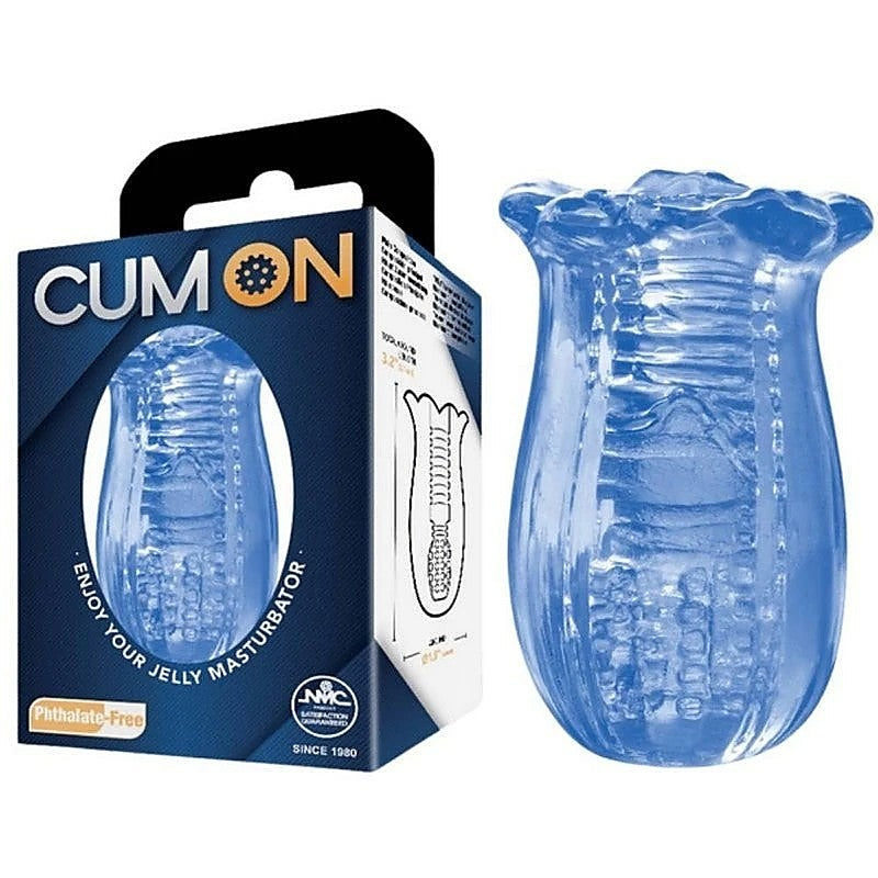 Cum On 3.2 Inches Pocket Jelly Masturbator - Masturbators and Strokers
