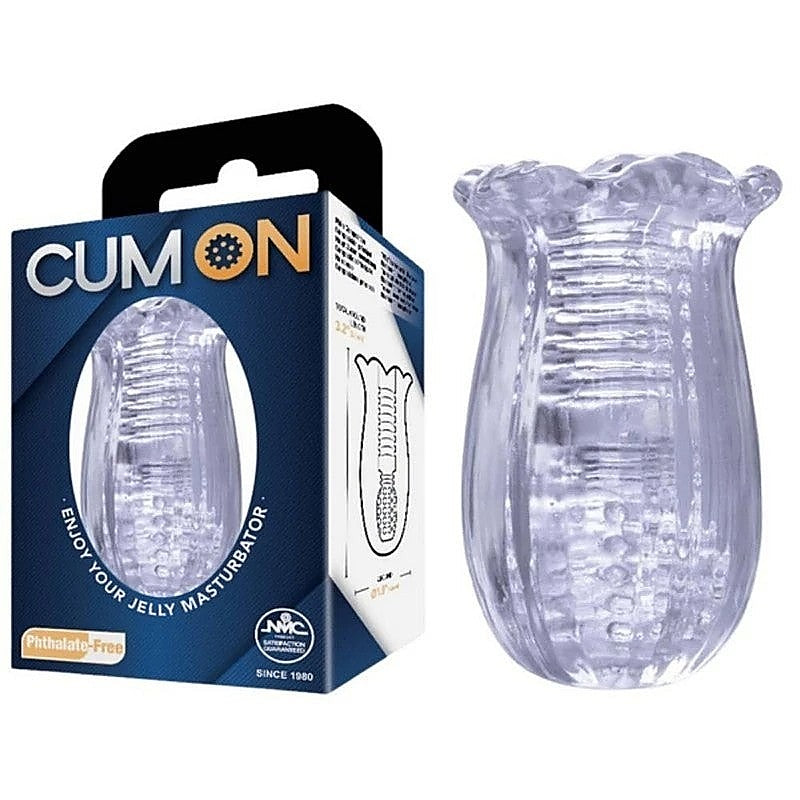 Cum On 3.2 Inches Pocket Jelly Masturbator - Masturbators and Strokers