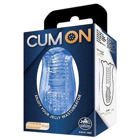 Cum On 3.2 Inches Pocket Jelly Masturbator - Masturbators and Strokers