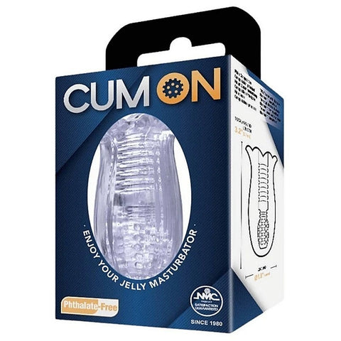 Cum On 3.2 Inches Pocket Jelly Masturbator - Masturbators and Strokers