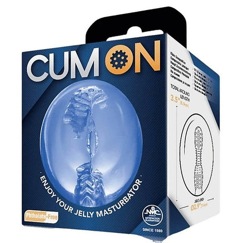 Cum On Pocket Jelly Transparent Mens Masturbator - Masturbators and Strokers