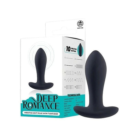 Deep Romance Rechargeable Vibrating Butt Plug - Butt Plugs