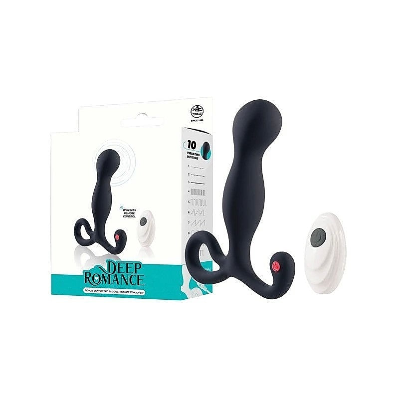 Deep Romance Remote Controlled Silicone Prostate Stimulator - Prostate Toys