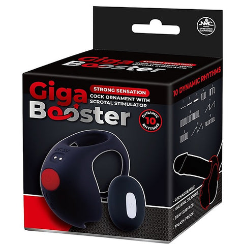 Giga Booster Rechargeable Cock Ornament by NANMA Corporation - Vibrating Cock Rings