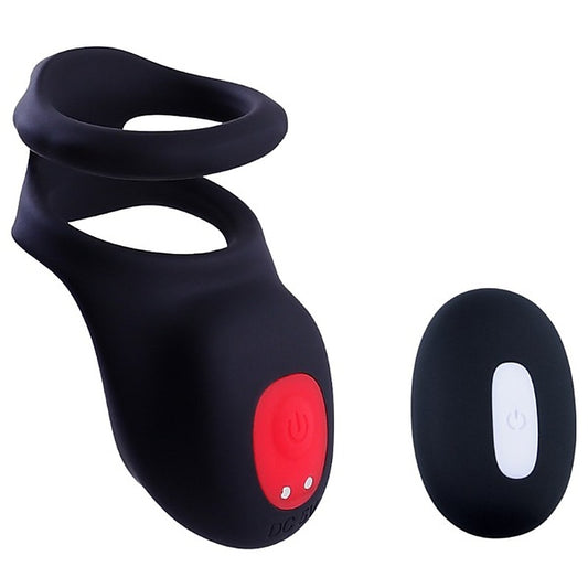 Giga Booster Cock & Scrotal Cock Ring With Clit Stimulator - Vibrating Cock Rings