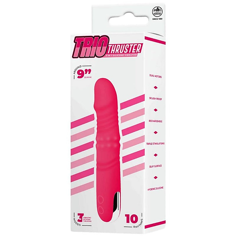 Trio Thruster 3 in 1 Dual Motor Vibrator - G-Spot Vibrators
