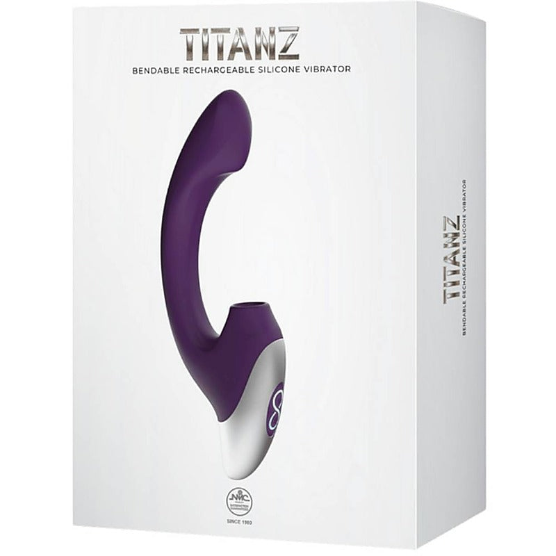 Titanz Bendable Thumping Rechargeable G-Spot Vibrator - G-Spot Vibrators