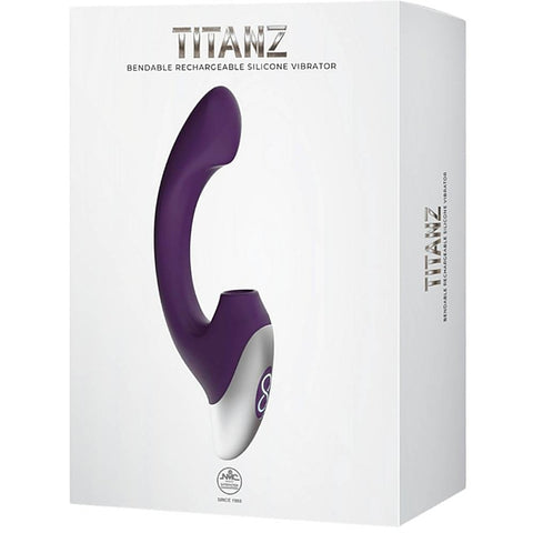 Titanz Bendable Thumping Rechargeable G-Spot Vibrator - G-Spot Vibrators