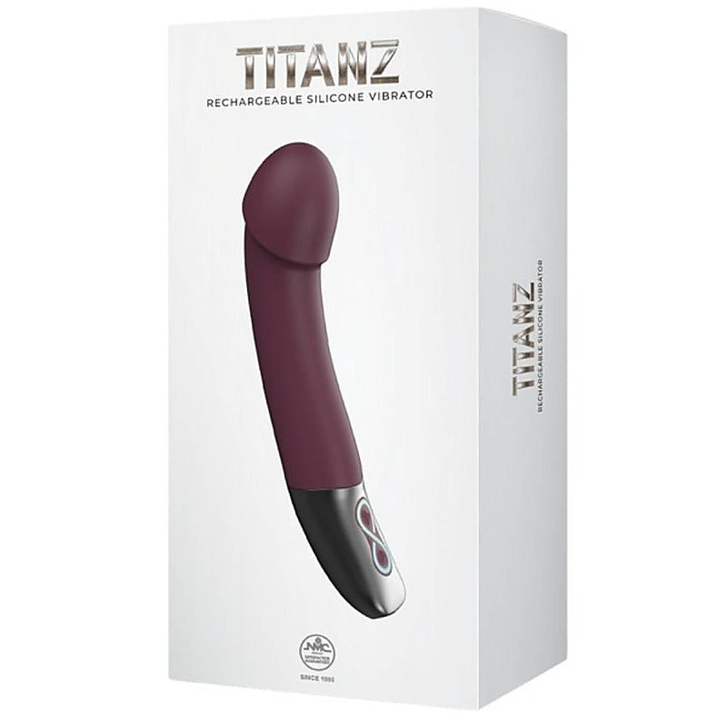 Titanz 10 Functions G-Spot Rechargeable Silicone Vibrator - G-Spot Vibrators