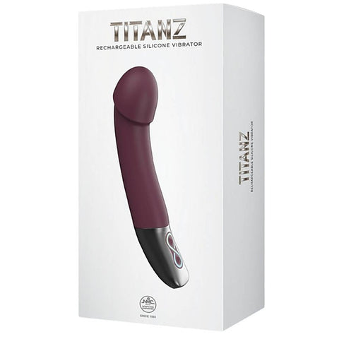 Titanz 10 Functions G-Spot Rechargeable Silicone Vibrator - G-Spot Vibrators