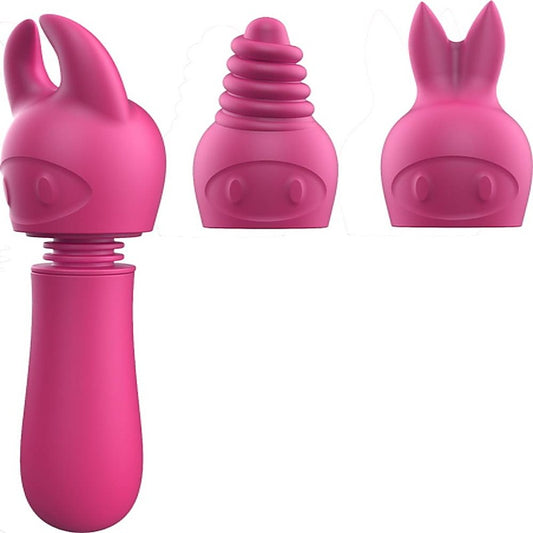 Power Tip Frenzy 10 Functions Silicone Wand Massager - Body Wands